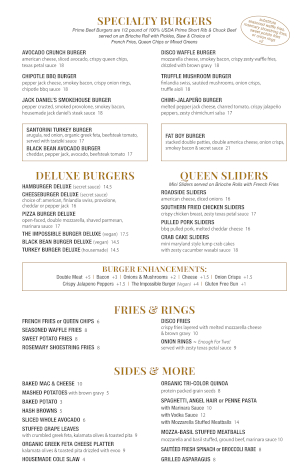 Pompton Queen Menu - Burgers/Sliders/Fries & Rings/Sides
